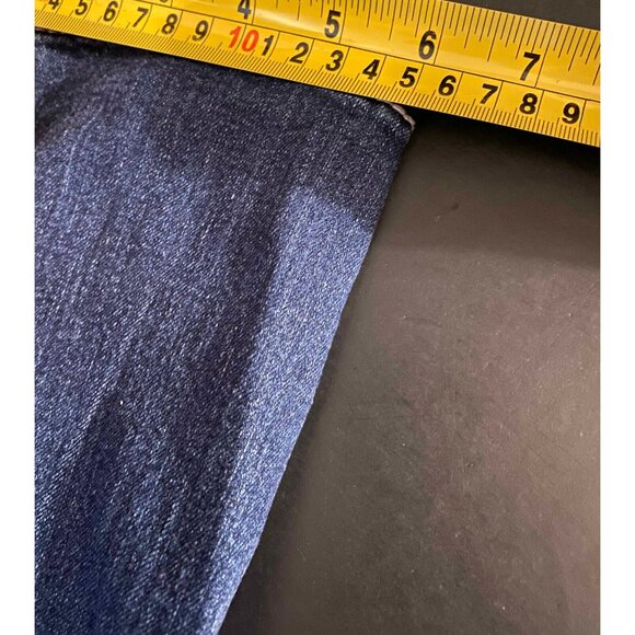 Seven7 Blue Jeans Straight Ladies 8 26" Denim Pants Embroidered Y2K - Picture 8 of 8